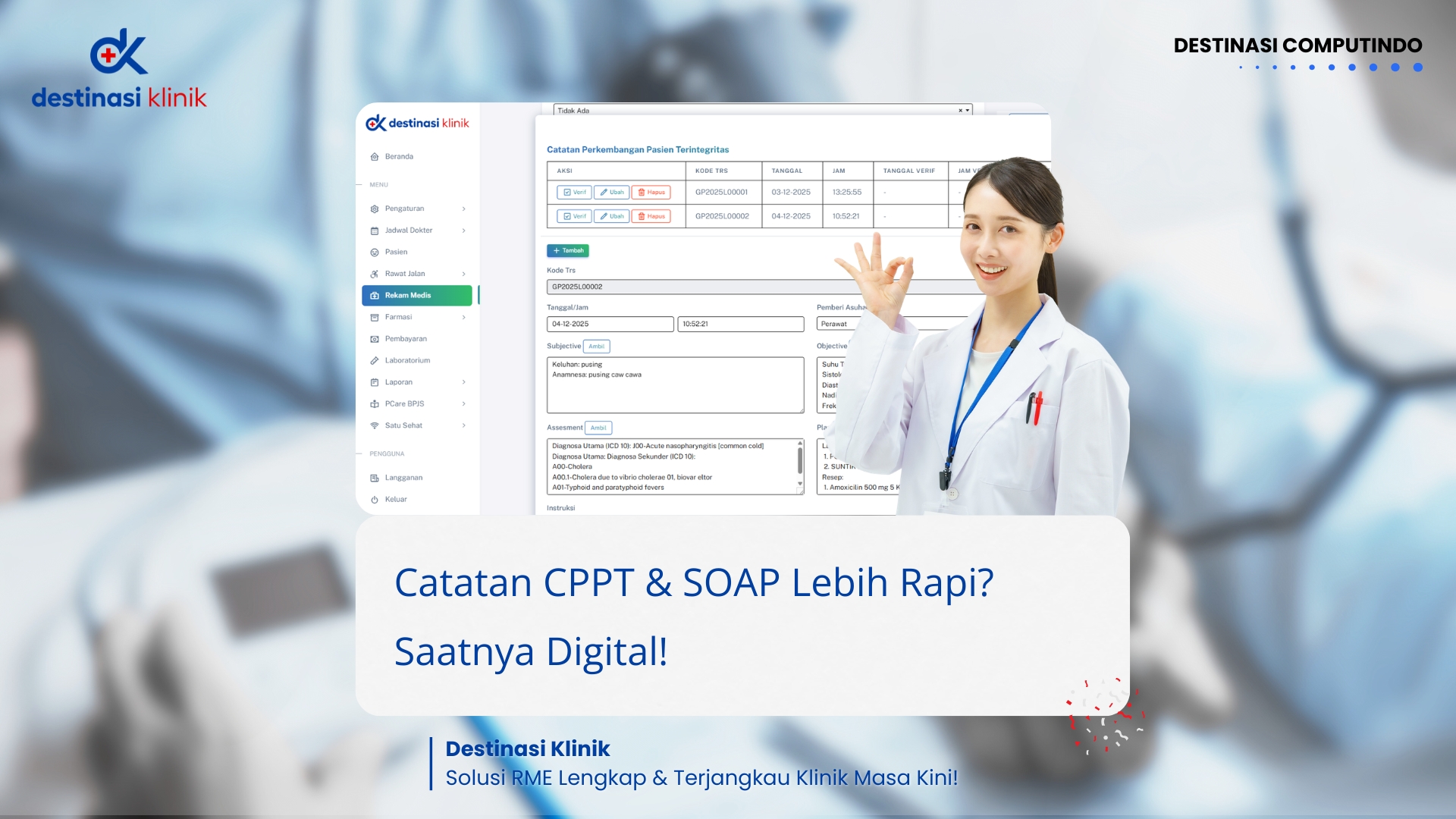 Catatan CPPT dan SOAP Lebih Rapi? Saatnya Klinik Anda Go Digital dalam Dokumentasi Medis